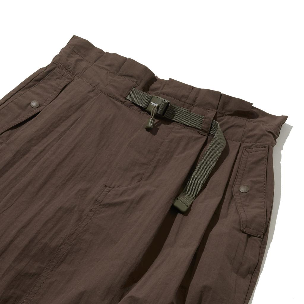 Penfield Cn High-Waisted Double-Pleat H-Line Skirt Brown_Fr2Ws60F