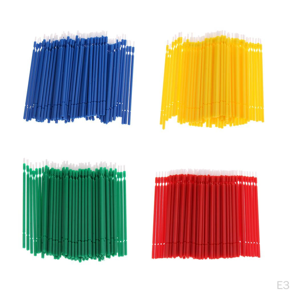 100 Count Disposable Precision Brushes, Assorted Lengths