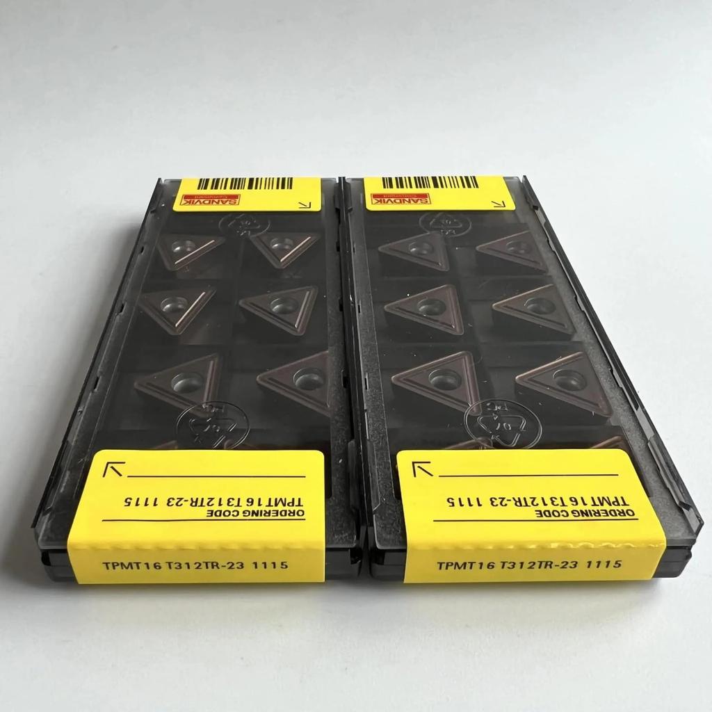 Original Sandvik / TPMT16T312TR-23 1115 / CNC lathe carbide blade 10 PCS