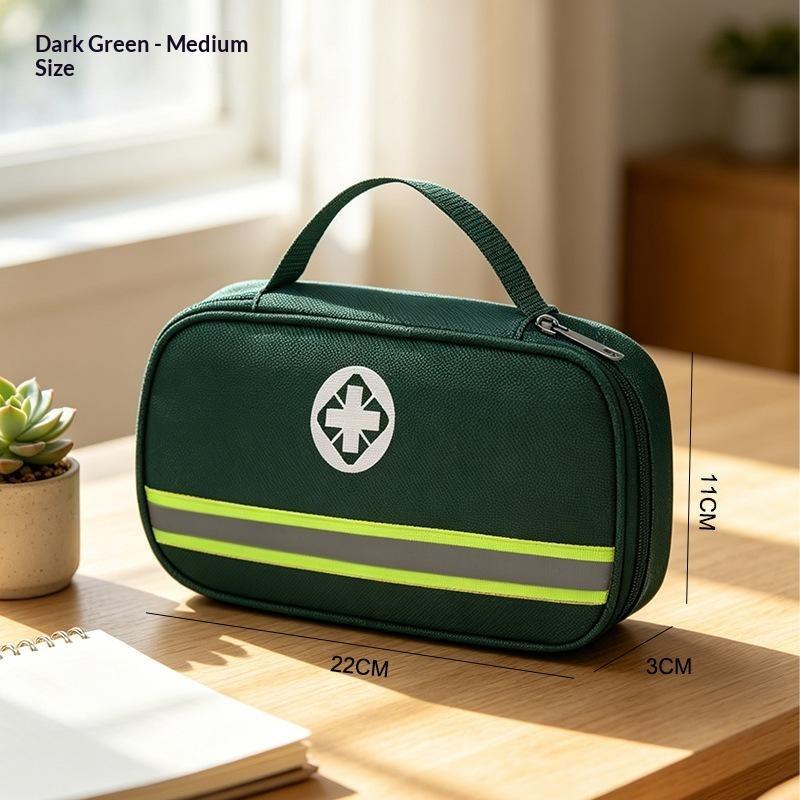 Kit di pronto soccorso portatile per esterni ad alta capacità, borsa per medicinali domestica, scatola per strumenti medici di emergenza per studenti, 1 pezzo