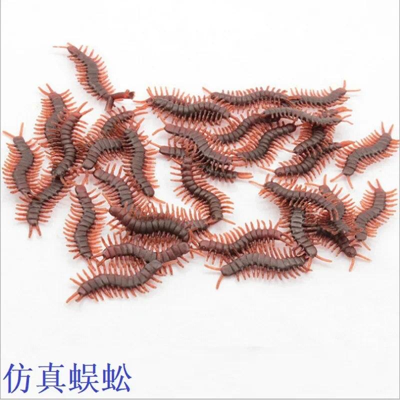 10pcs/lot Lifelike Simulation Fake Rubber Scorpion Gecko Centipede Cockroach Toy Prank Funny Trick Joke Toys