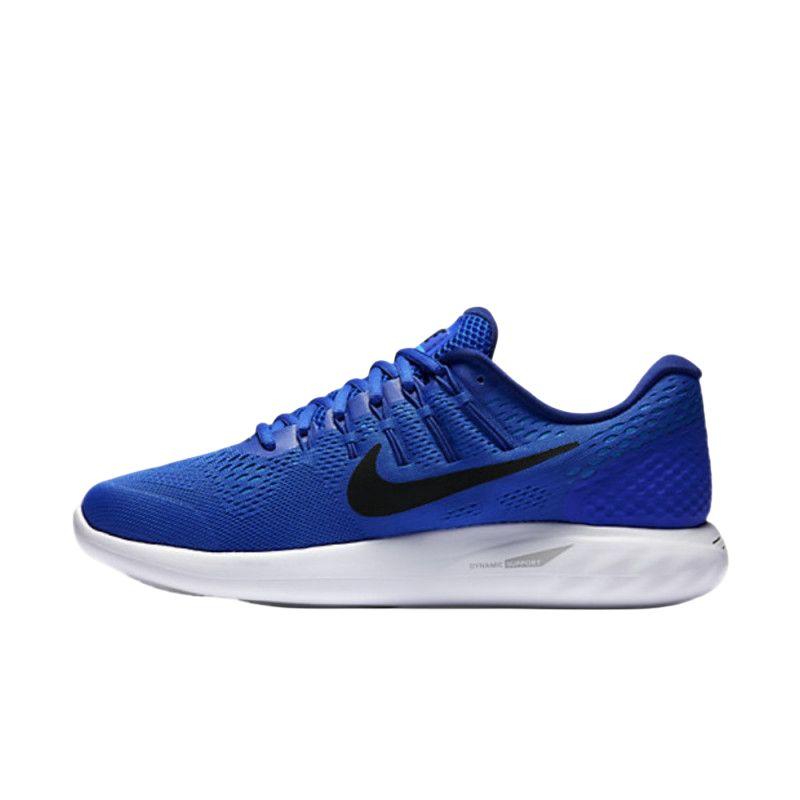 Nike Lunarglide 8 Comfortable Versatile Non-Slip Durable Low-Top Running Shoes Men sneaker Blue 843725-400