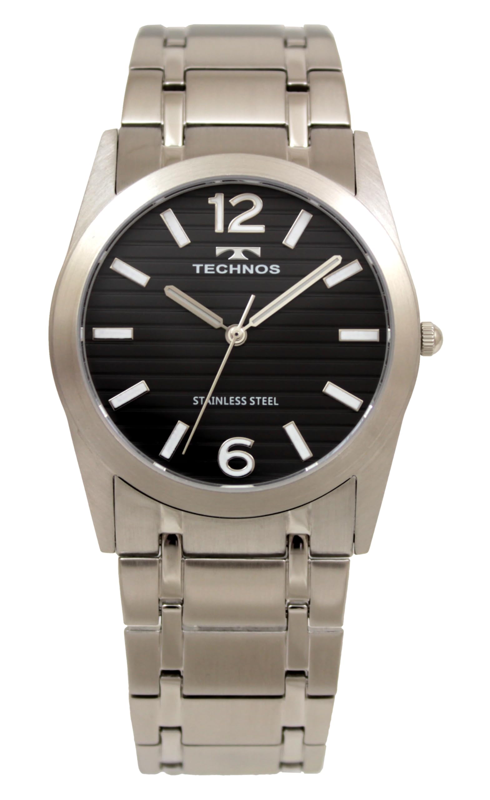 

[Technos] 3 Hand Watch T9C15SB Men s Silver