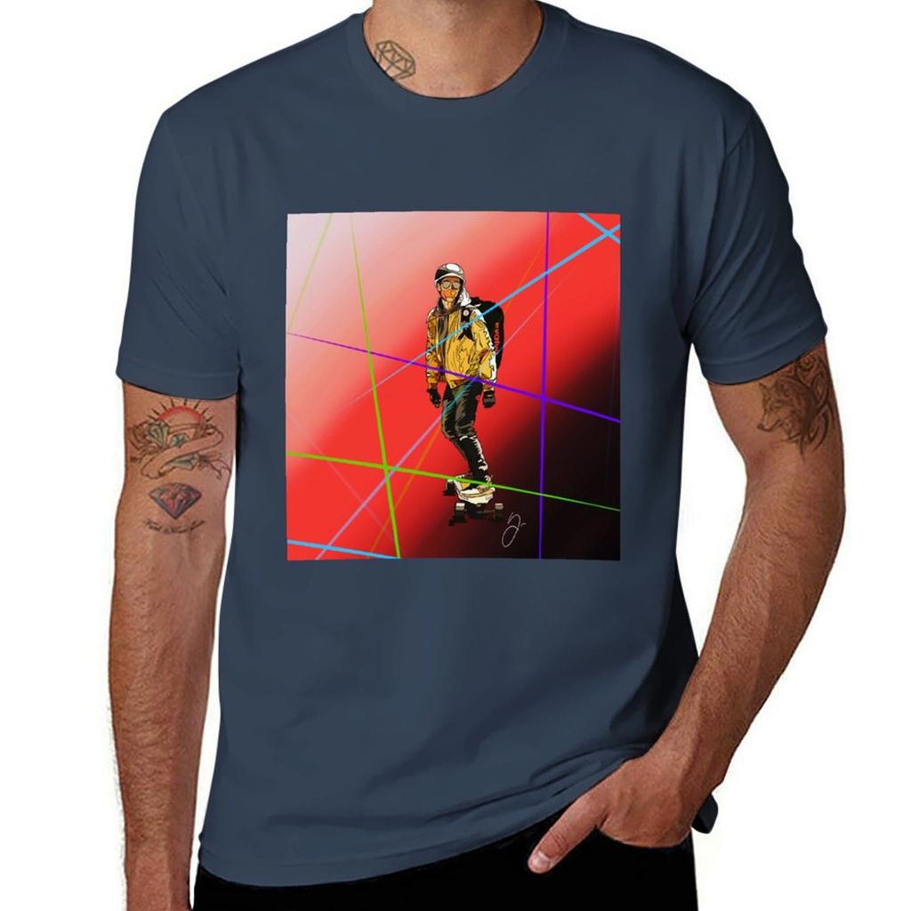 Evolve To Skate Tshirt Casual Loose Short Sleeve Tee For Men Tshirt