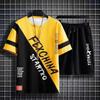 Anzüge für Männer Sommer Herrenbekleidung Mode Trainingsanzüge Lässig Eisseide T-Shirt + Shorts Basketball-Set Sportbekleidung Herren-Sets