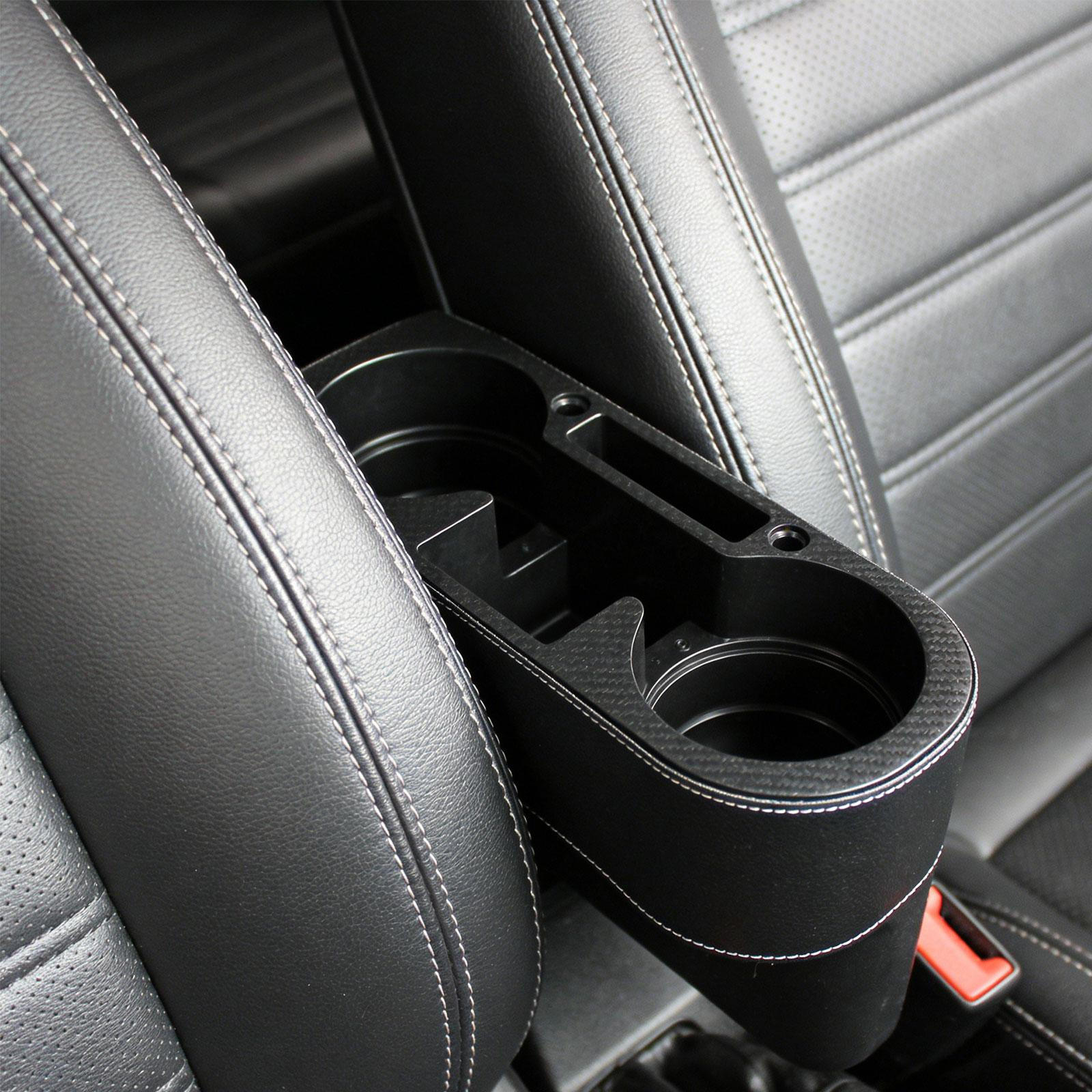 

Front Seat Console Organizer Auto Side Storage Box for SUV Holding Phone Snack Black