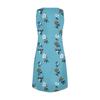 Women Summer Dresses V-Neck Print Sleeveless Sundress Casual Dress