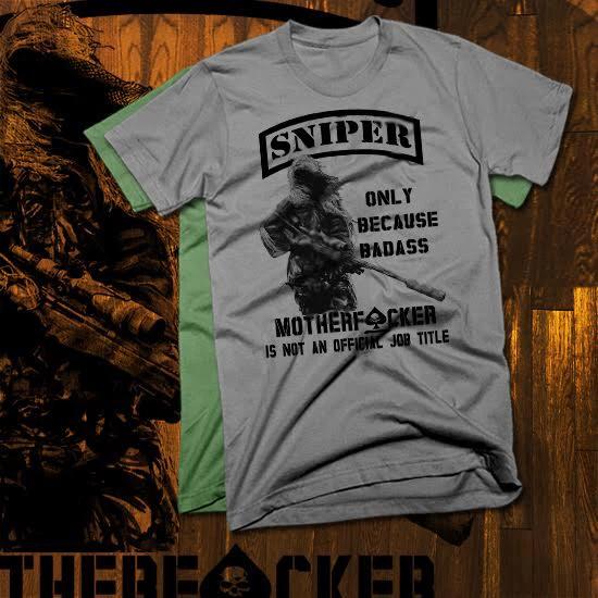 Sniper t-shirt Army Special Forces Infantry Navy Seals Military cotton 3XL