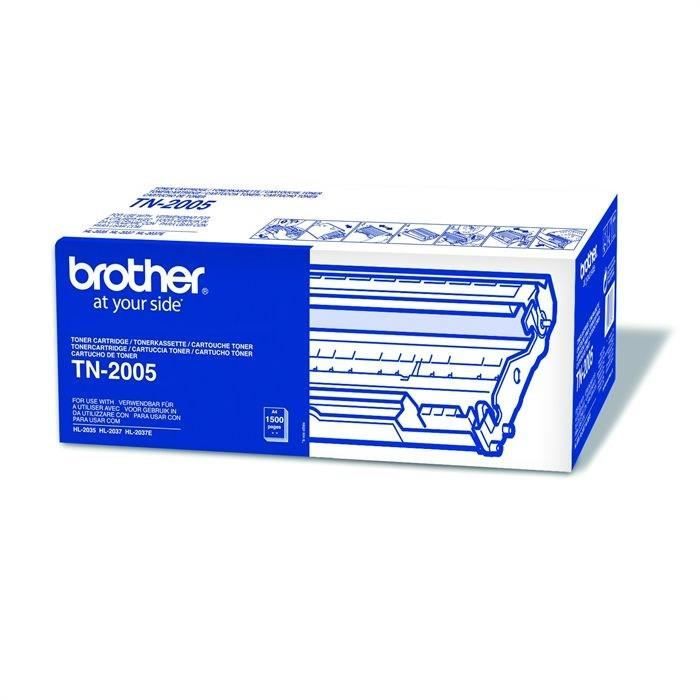 Cartouche de toner Brother TN-2005 Noir pour HL-2035/2037 - 1500 pages
