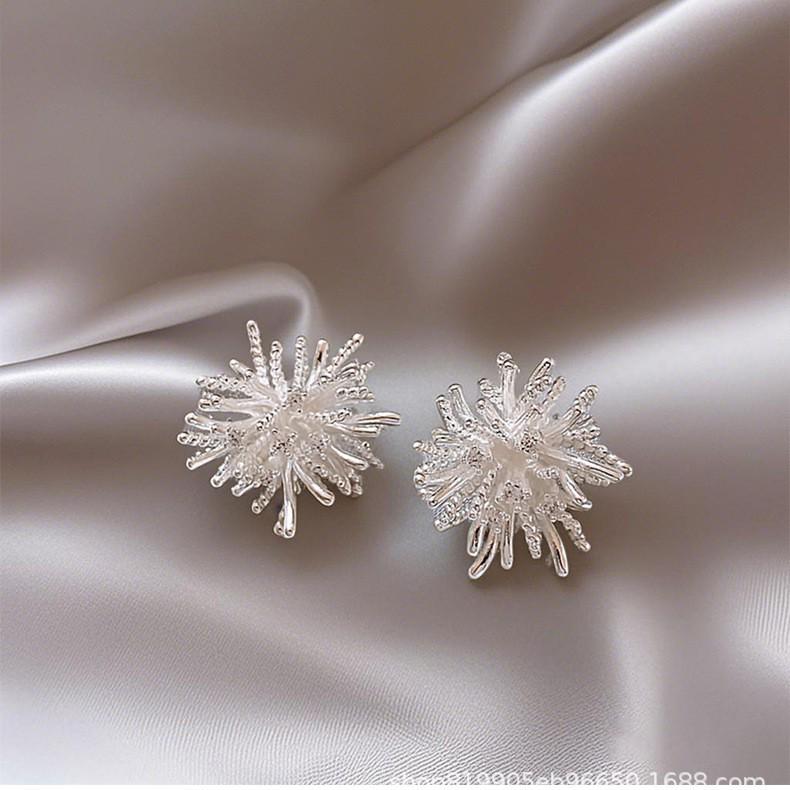 

Серебряные серьги-пусеты «Салют из одуванчиков» - Элегантный дизайн высокого класса с универсальной привлекательностью