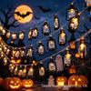 Colorful LED Halloween Ghost String Lights: Cute, Decorative Halloween Lighting