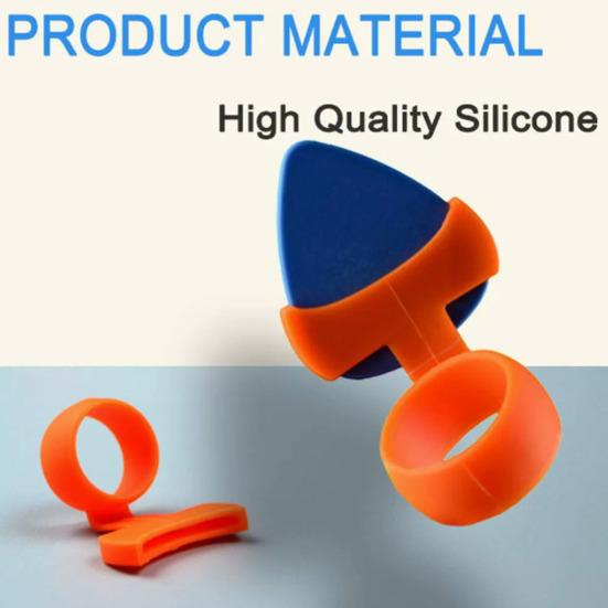 Guitar Pick Grip with Loop Non-slip Preventing Pick Drop Men Women Finger Pick Holder Guitar Bass Ukulele String Instruments Accessories