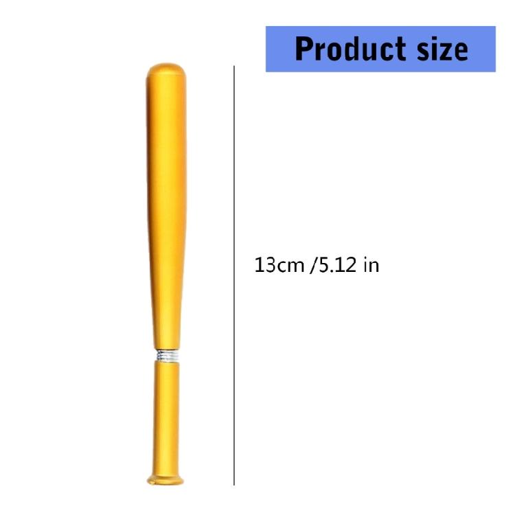 Funny Pen Baseball Ballpoint Pen Novelty Oil Pen Smooth Writing Pen 1.0mm Baseball Bat Pen Stationery Pen