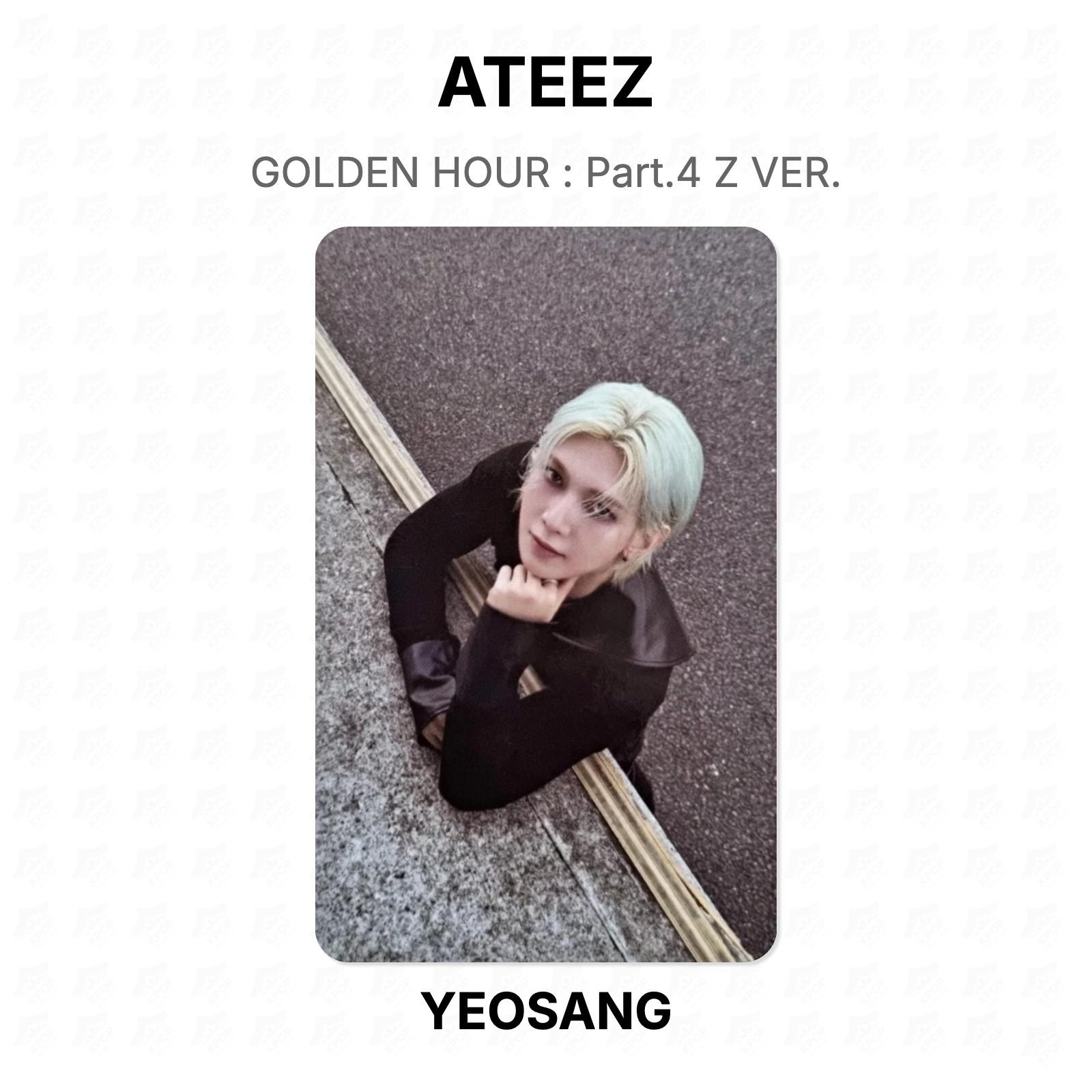 ЗОЛОТОЙ ЧАС ATEEZ : Часть.4 Z VER. Официальная фотокарта YEOSANG 02