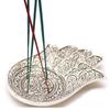 Incense Holder Hamsa Polished Aluminium Large