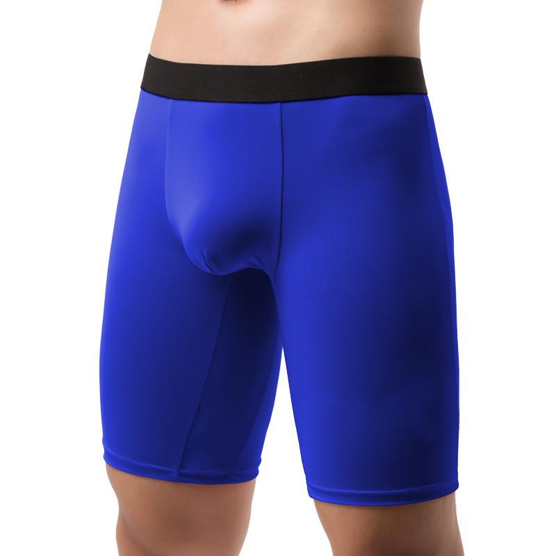 

Мужские быстросохнущие боксеры-брифы из ледяного шелка: Легкий, Дышащий, Предотвращающий натирание, Удлиненная ластовица 3XL (145-175 Jin)