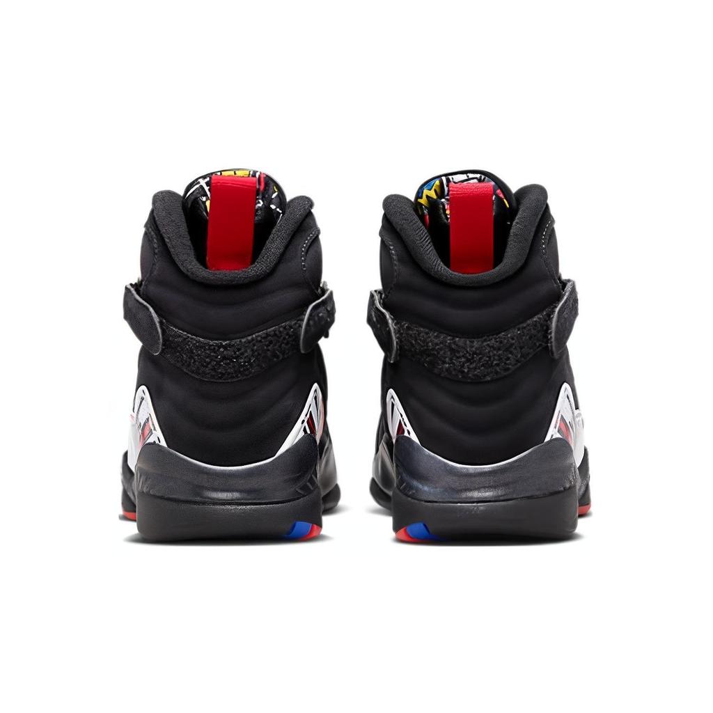 Air Jordan 8 Retro GS Playoff 2023 Kids Sneakers Black True-Red White 305368-062