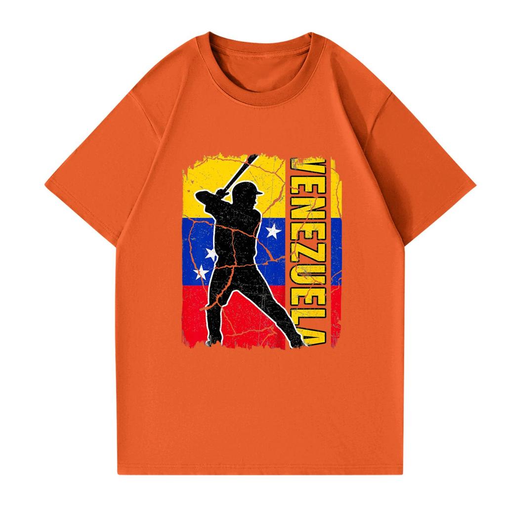 Modisches rundhalsiges lässiges bedrucktes kurzärmeliges T-Shirt Top für Damen und Herren