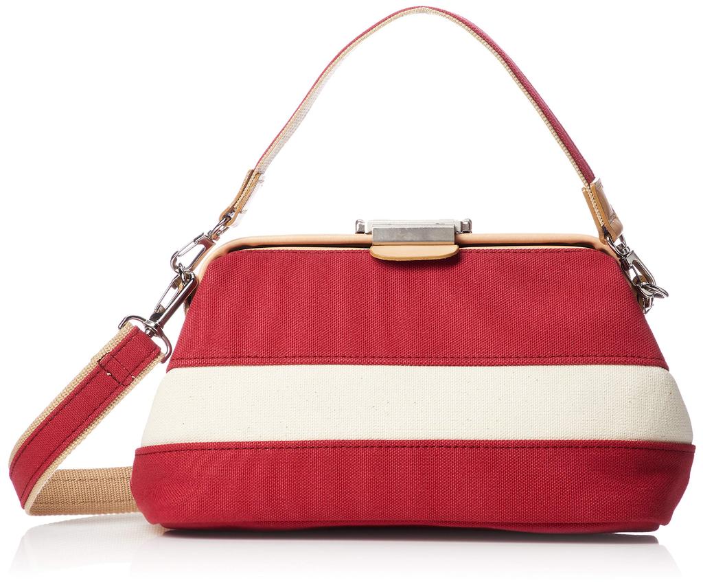 Canvas Border Dulles Copper Red [Kiwada] Pouch, Type, 2-Way,