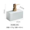 Creative Gold Press Lotion Bottle Hand Sanitizer Shampoo Ceramics Bottle Bathroom Accessories Soap Dispenser Bathroom Decoration