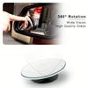 Car Rearview Mirror Auxiliary Adjustment Blind Spot Mirror 360 Degree Rotation Car Mounted Frameless Glass Small Round Mirror
