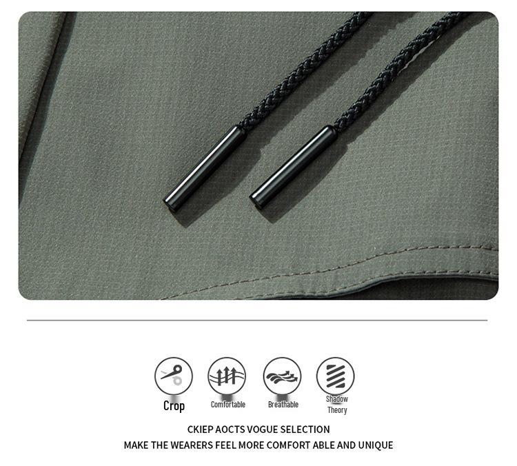 Men's Hooded Down Jacket with Stripes - Winter Casual Outerwear for Cold Protection and Mountaineering