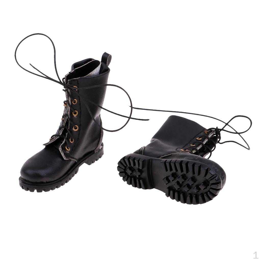 1/6 Scale Fashion Long Boots Shoes for 12 inch Male and Female Action