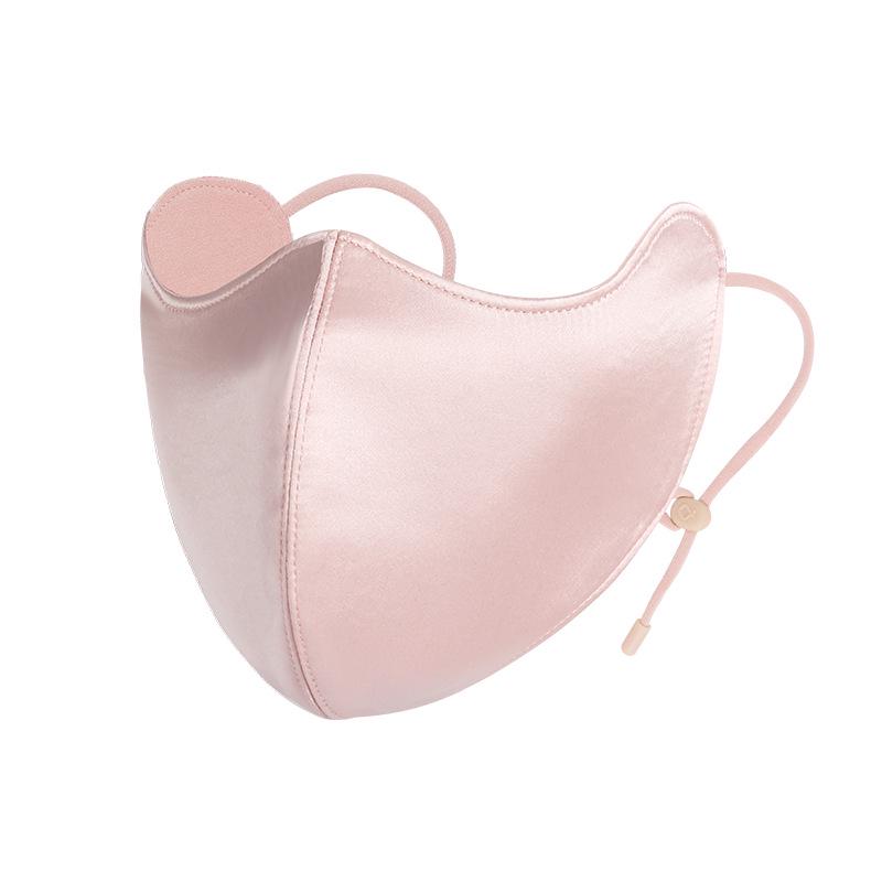 

Thickened Winter Cashmere Silk Mask: Fleece-Lined, Windproof, Cold-Proof, Mulberry Silk for Eye Corner Protection