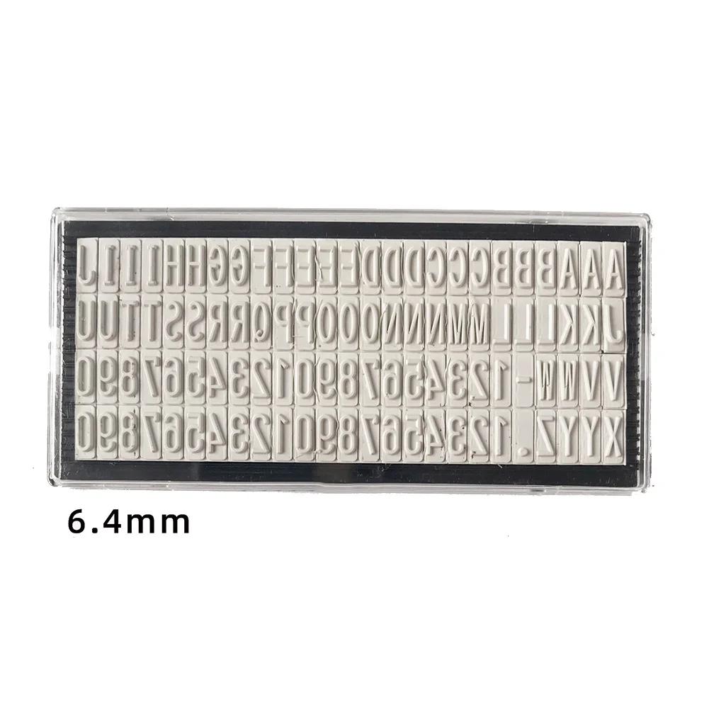 

For DIY Rubber Type Stamp With Three Size Options 3mm 4mm 6.4mm For Custom Text Printing And Craft Applications