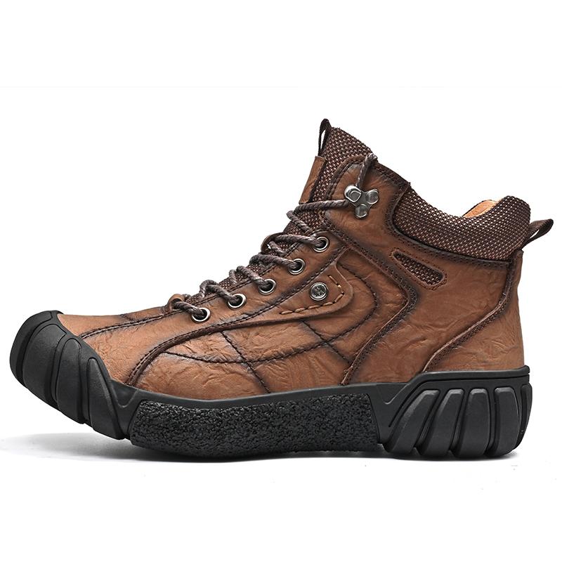 

Новые мужские повседневные туфли ручной работы из кожи удобные мужские туфли качественные мокасины из спилка на плоской подошве мужские кроссовки 44 темно-коричневого