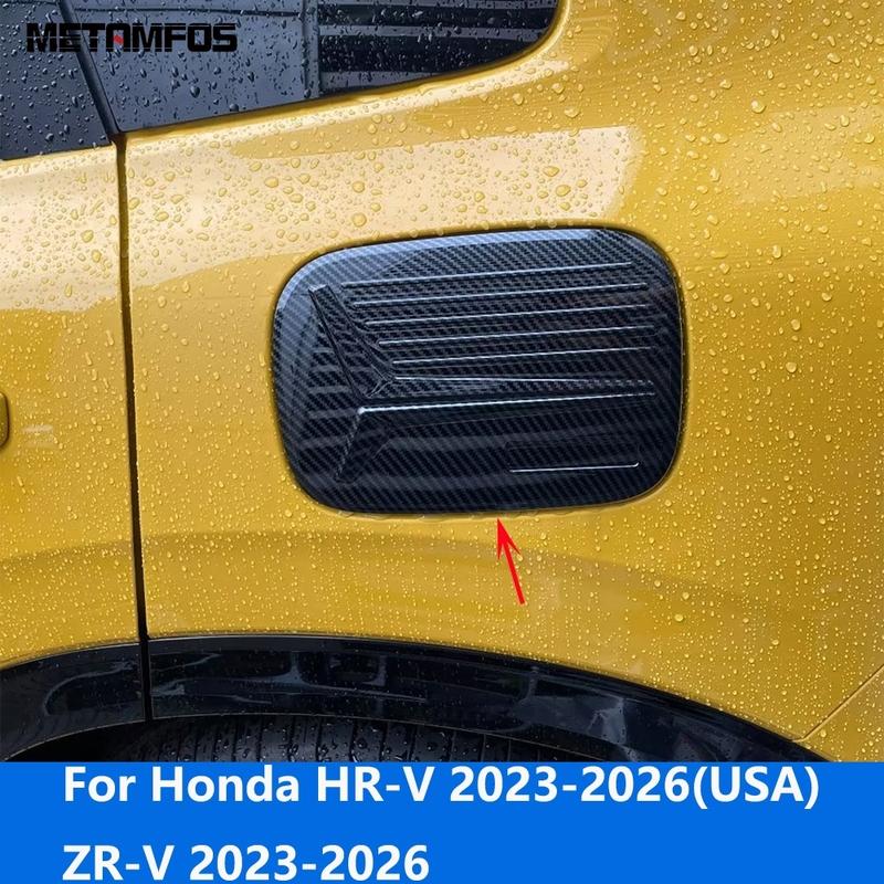 Для Honda HR-V HRV ZR-V ZRV -2025 2026 Накладка-стикер на крышку бензобака из углеродного волокна, наклейка на крышку заливной горловины топлива, аксессуары, стайлинг автомобиля