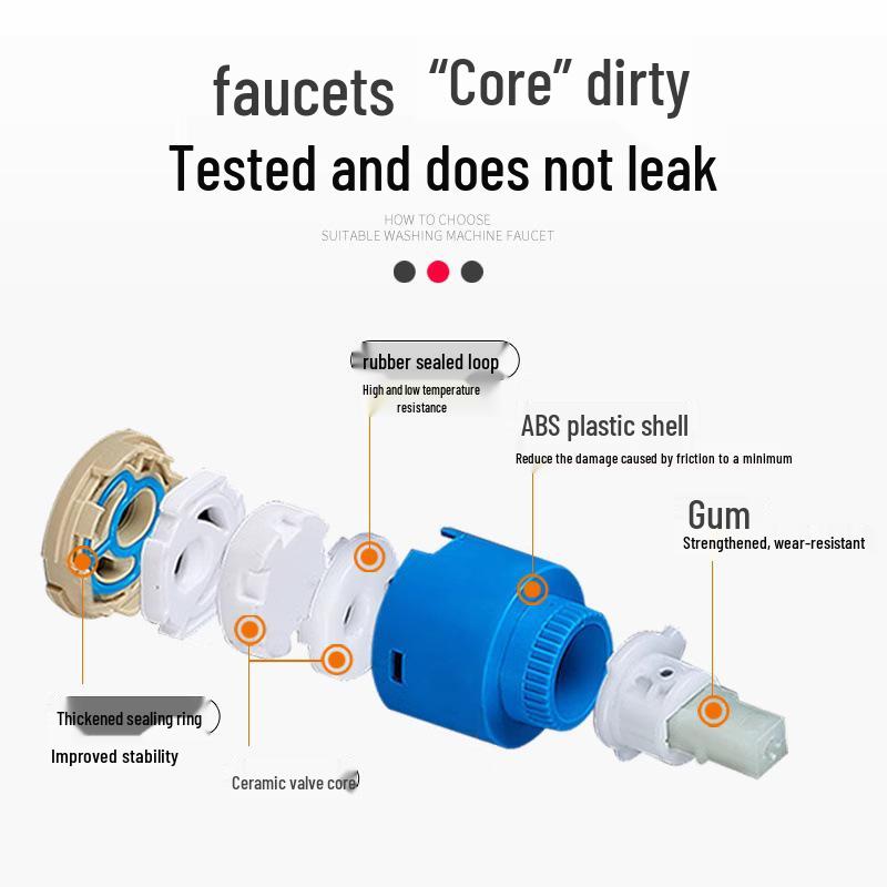 Jiujiu Ceramic Hot & Cold Mixer Faucet Cartridge Replacement (35/40)