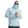 Men's Sun Hoodie Shirts 0+ Guard Long Sleeve Fishing Shirt For Men Swim Hiking Boating