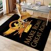 SPQR Roman Eagle1 Printed Absorbent Washable Carpet, Non-Slip Bathroom Mats, Kitchen Rugs, Yoga Mat,Living Room Entrance, Camping Picnic Rugs