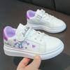 Camarade de classe filles petites chaussures blanches respirantes printemps nouvelles chaussures pour enfants chaussures de skate filles étudiantes cuir chaussures de sport décontractées
