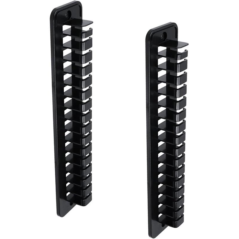 Adhesive Baseball Cap Wall Mount Rack - Holds 16 Hats, Traceless Hat Hook Storage