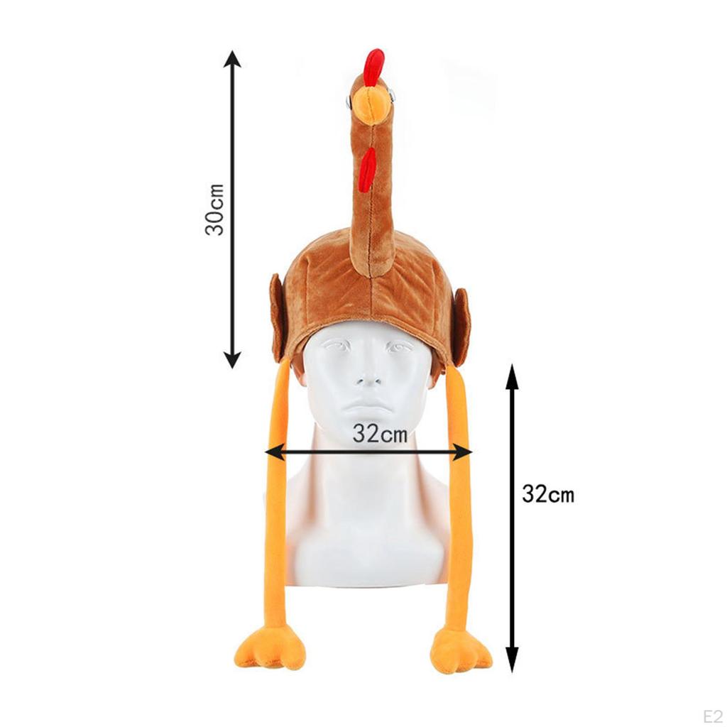 Pălărie de curcan pentru Ziua Recunoștinței - Crăciun moale și confortabil pentru adulți și copii