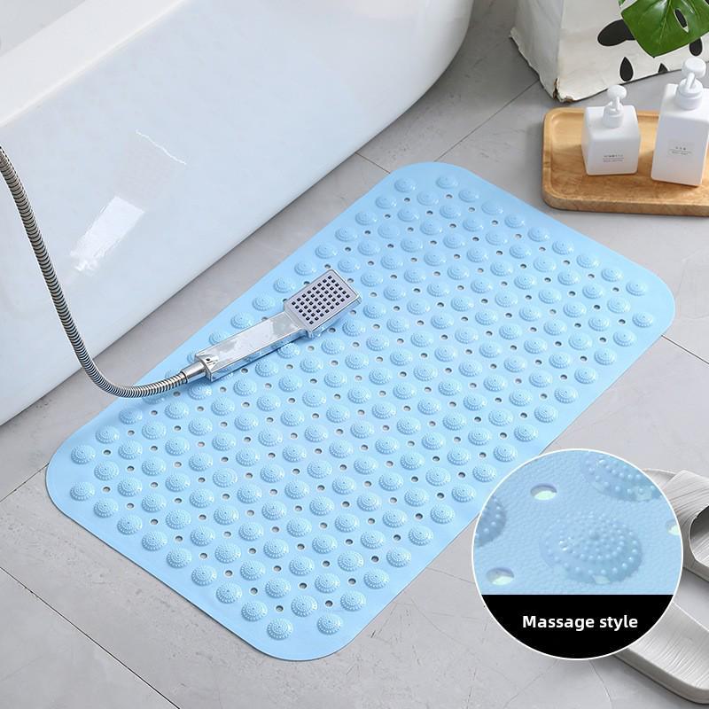 Alfombrilla de baño de PVC antideslizante con ventosas: alfombrilla para el hogar, el baño, la bañera, el inodoro y el masaje