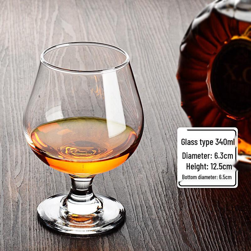 ZISIZ European Crystal Brandy & Whiskey Glass