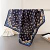 Trendy Print Square Scarf For Women Cotton Velvet Neck Scarf Shawl Warp Elegant Neckerchief Bandanas Ladies Hijab