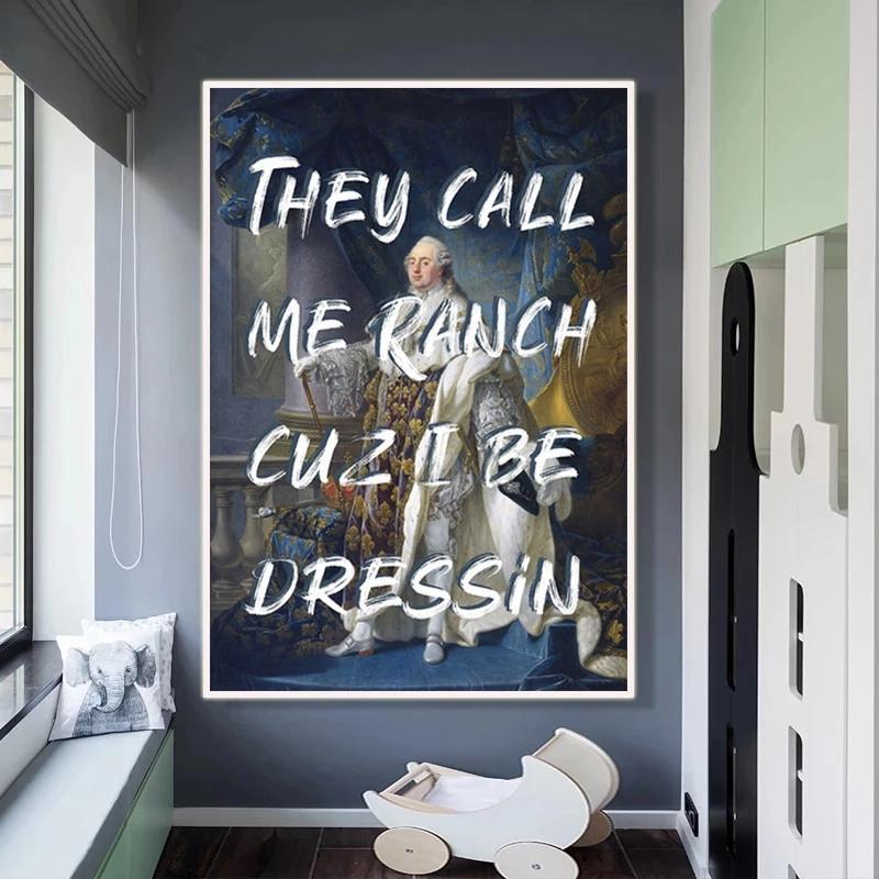 Pictură amuzantă de figurină celebră de epocă și versuri de rap feminist Citat Poster pânză Imprimări de artă de perete Imagine Decorarea casei