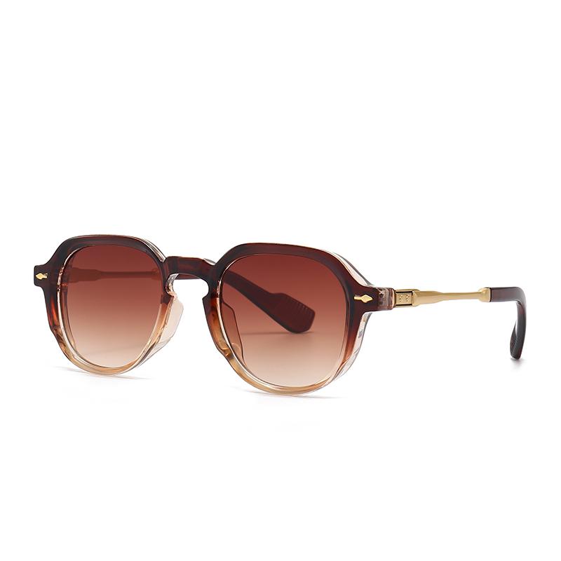 6068Cross-Border European and American Narrow Frame Export Sunglasses Trendyy Street Photography Modern Charm Retro Sunglasses