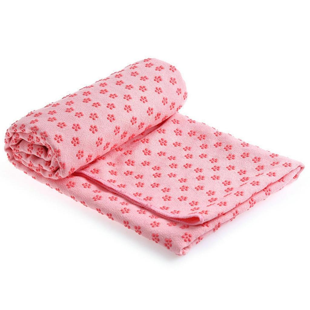 Stylish Yoga Yoga Yoga Perfect for Hot and Training Rug, Mat, Towel, Non-Slip, Yoga, Stretching, Exercise, (Pink)