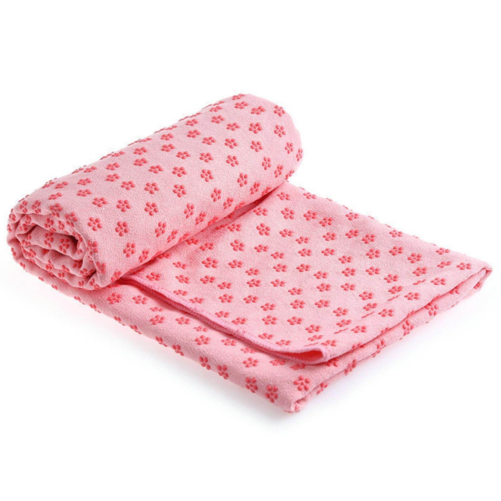 

Stylish Yoga Yoga Yoga Perfect for Hot and Training Rug, Mat, Towel, Non-Slip, Yoga, Stretching, Exercise, (Pink) розовый