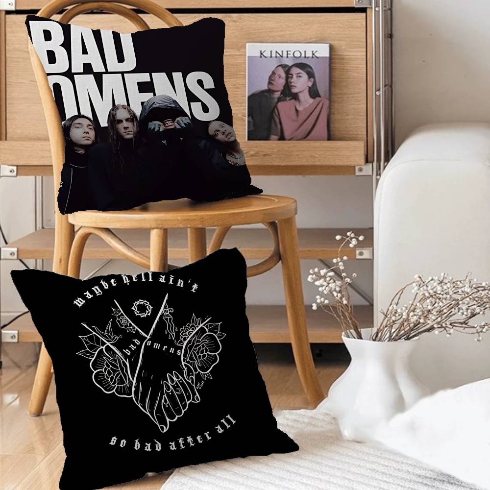 Rock BAD O-OmenS Cushion Cover 30x50 Polyester Sofa Cushions Decorative Throw Pillows Home Decoration Pillowcover