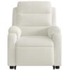 Recliner Chair with Lift Assist Cream Velvet