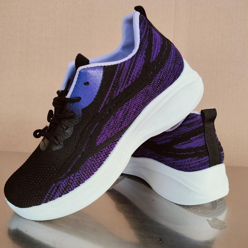 Nouvelles chaussures, chaussures de sport, chaussures décontractées tissées fly, chaussures de course à semelles souples