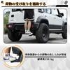 AMWMORV Nouveau Jimny Sierra JB64 Marchepied de porte arrière Jimny JB74 Marchepied de porte de voiture Pédale auxiliaire Outil de voiture Facile à installer Pédale de marchepied auxiliaire pour lavage de voiture
