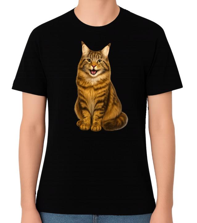 Maine Coon Cat Unisex T-Shirt S