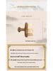 Natural Green Sandalwood & Ox Horn Massage Comb - Meridian Therapy Scalp Comb with Seven Stars Design